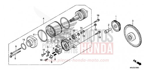 STARTING MOTOR FES125C de 2012